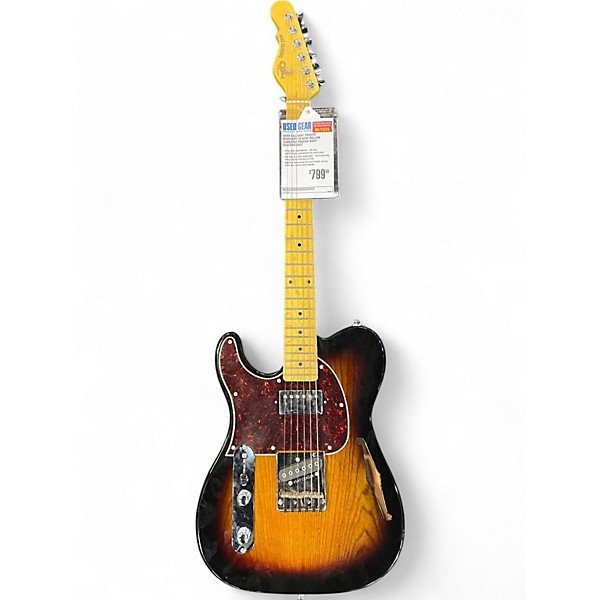 Used G&L asat tribute bluesboy lh semi hollow Sunburst Hollow Body Electric Guitar