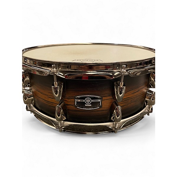 Used Yamaha 14in Live Custom Hybrid Oak Earth Sunburst Drum