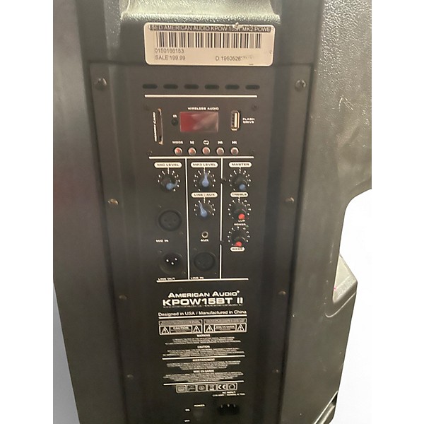 Used American Audio KPOW 15BT MK2 Powered Speaker