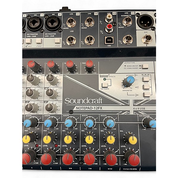 Soundcraft Notepad 12FX サウンドクラフトミキサーUSED Notepad-12FX | Soundcraft - Professional Audio Mixers | English