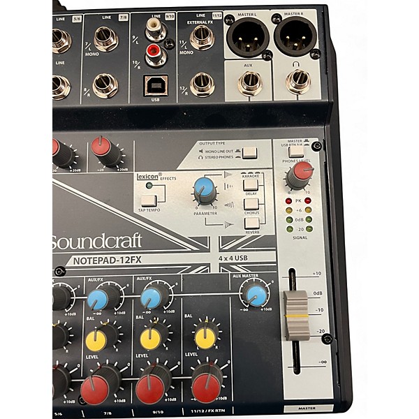 Soundcraft Notepad 12FX サウンドクラフトミキサーUSED Used Soundcraft NOTEPAD 12FX Unpowered Mixer | Guitar Center