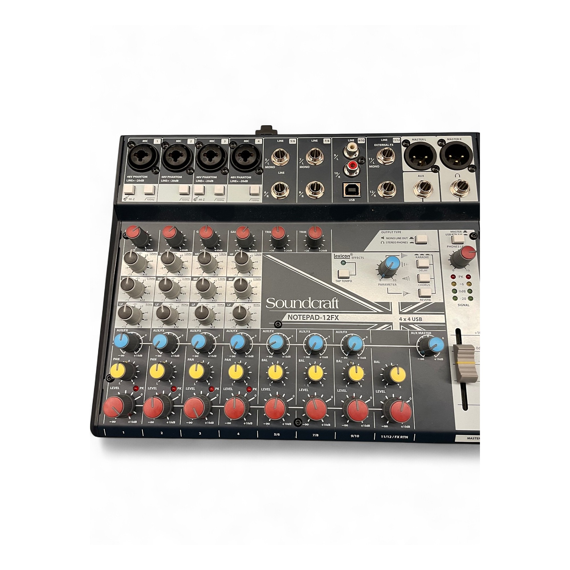 Soundcraft Notepad 12FX サウンドクラフトミキサーUSED Used Soundcraft NOTEPAD 12FX Unpowered Mixer | Guitar Center