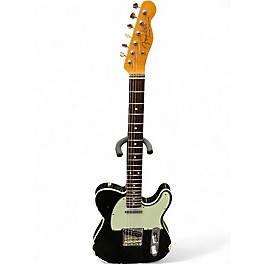 Used Fender telecaster wildwood 10  relic Black Solid Body Electric Guitar