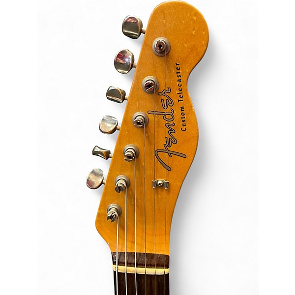 Used Fender telecaster wildwood 10 relic Black Solid Body Electric Guitar