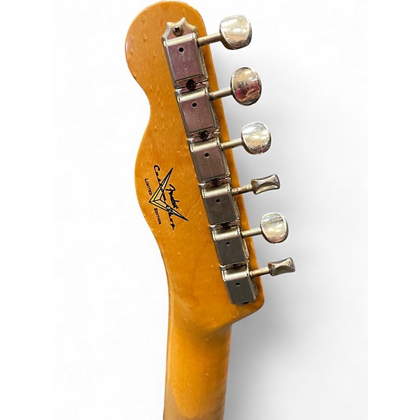 Used Fender telecaster wildwood 10 relic Black Solid Body Electric Guitar