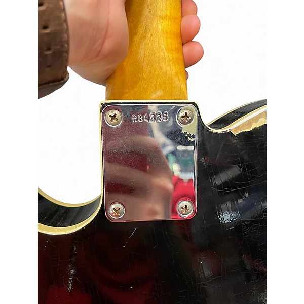 Used Fender telecaster wildwood 10 relic Black Solid Body Electric Guitar