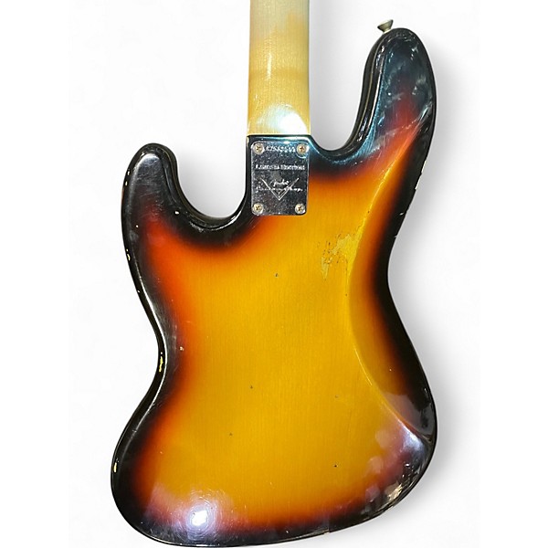 Used Fender LIMITED EDITION CUSTOM SHOP 60 JAZZ BASS RELIC Sunburst Electric Bass Guitar
