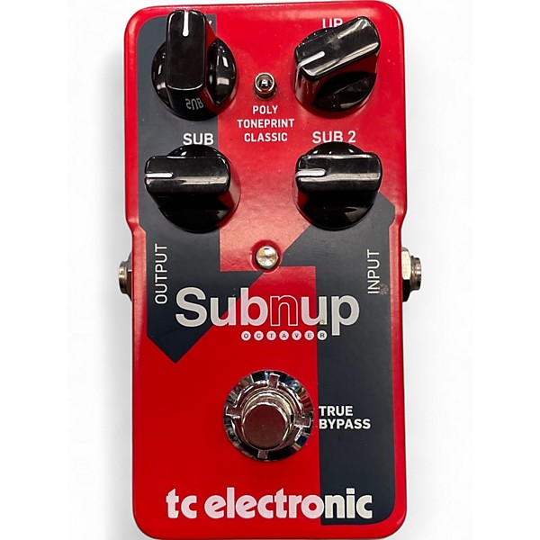 Used TC Electronic Sub N Up Octaver Effect Pedal