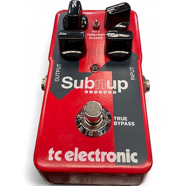 Used TC Electronic Sub N Up Octaver Effect Pedal