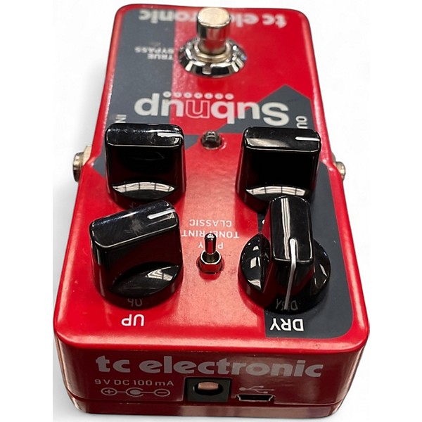 Used TC Electronic Sub N Up Octaver Effect Pedal