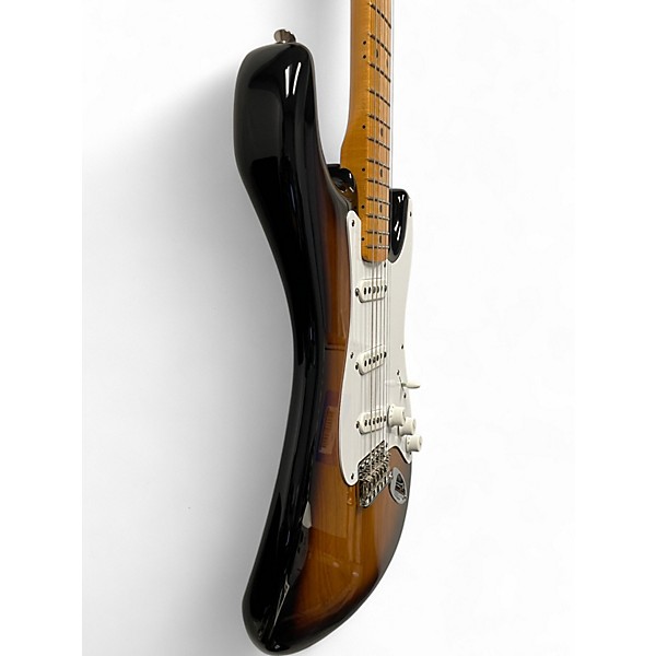 Used Fender 70th Anniversary American Vintage II 1954 Stratocaster 2-Color Sunburst Solid Body Electric Guitar