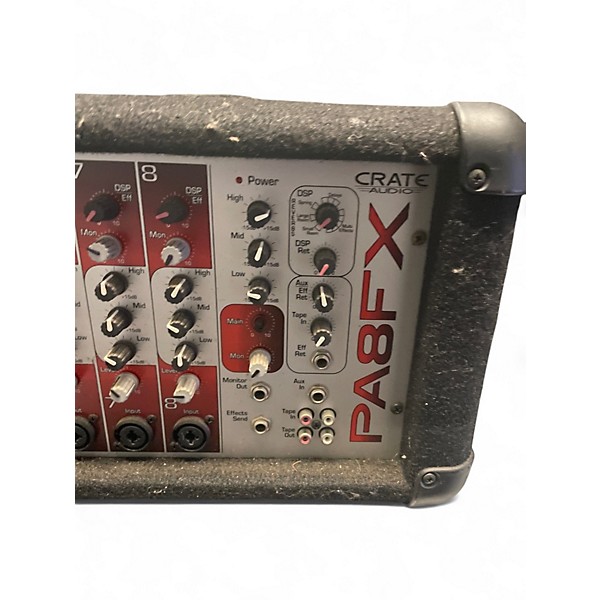 Used Crate PA8FX W/ Passive Crate Speakers Sound Package