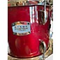 Used Yamaha 4 Piece Stage Custom Red Drum Kit
