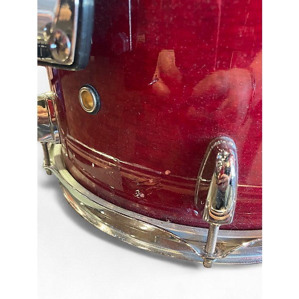 Used Yamaha 4 Piece Stage Custom Red Drum Kit