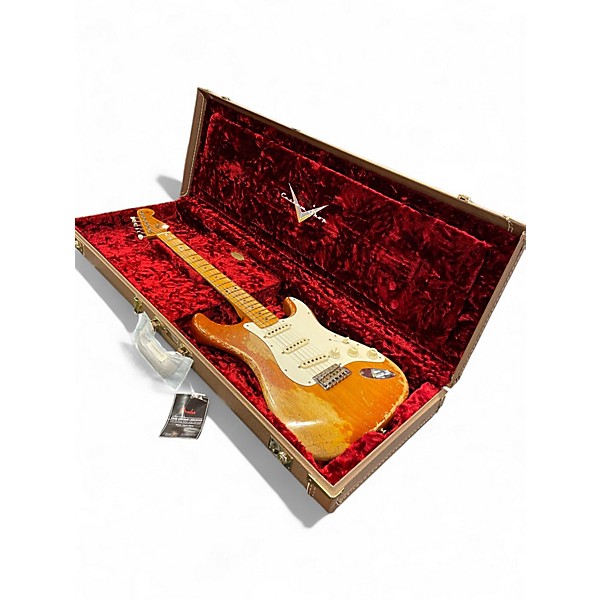 Used 2022 Fender 2022 LTD custom shop red hot stratocaster sherl SHERL Solid Body Electric Guitar