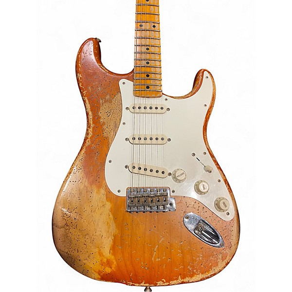 Used 2022 Fender 2022 LTD custom shop red hot stratocaster sherl SHERL Solid Body Electric Guitar