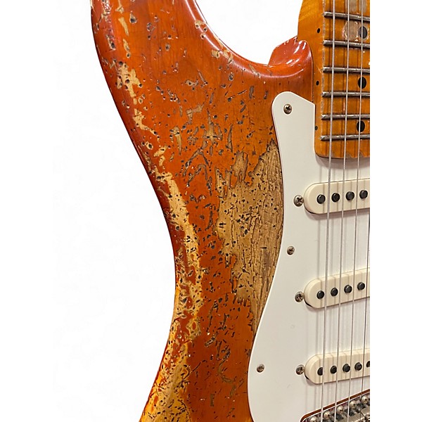 Used 2022 Fender 2022 LTD custom shop red hot stratocaster sherl SHERL Solid Body Electric Guitar