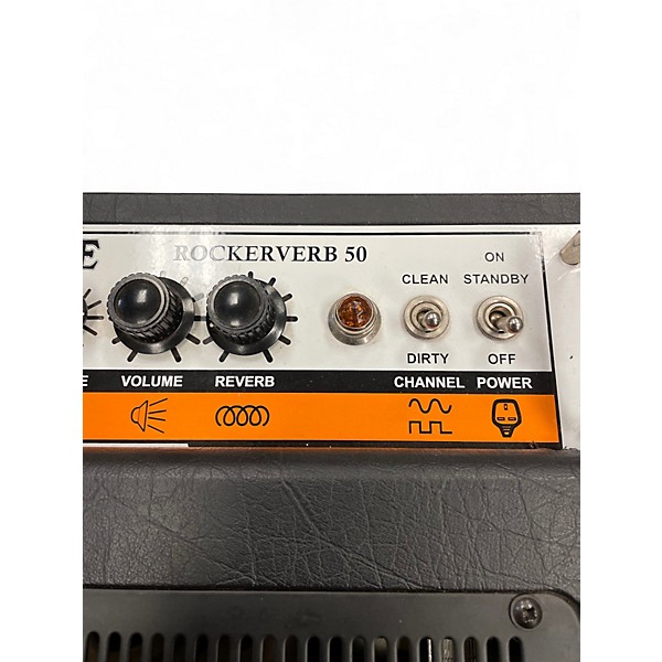 Used Orange Amplifiers Rockerverb 50 MKIII 2x12 Tube Guitar Combo Amp