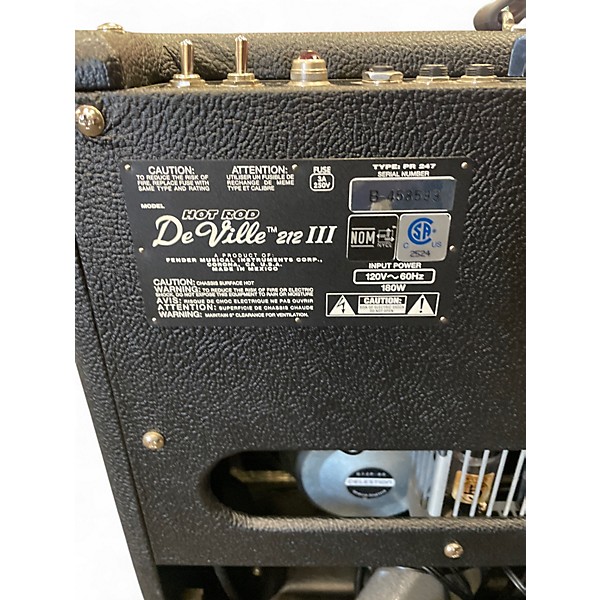 Used Fender Hot Rod Deville III 60W 2x12 Tube Guitar Combo Amp