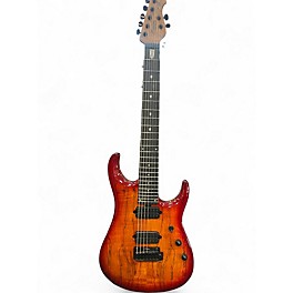 Used Sterling by Music Man JP157D 7 String Blood Orange Burst Solid Body Electric Guitar