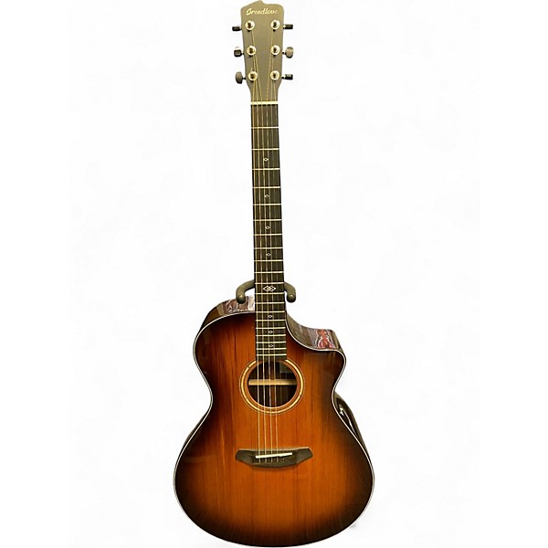 Used Breedlove Premier Concerto Redwood Edgeburst Acoustic Electric Guitar
