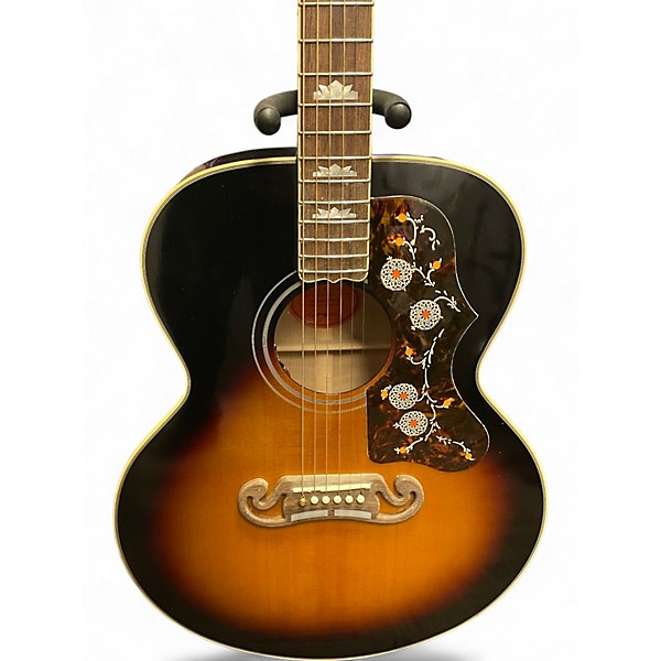 Used Epiphone Inspired by Gibson 1957 SJ-200 Vintage Sunburst Acoustic Electric Guitar