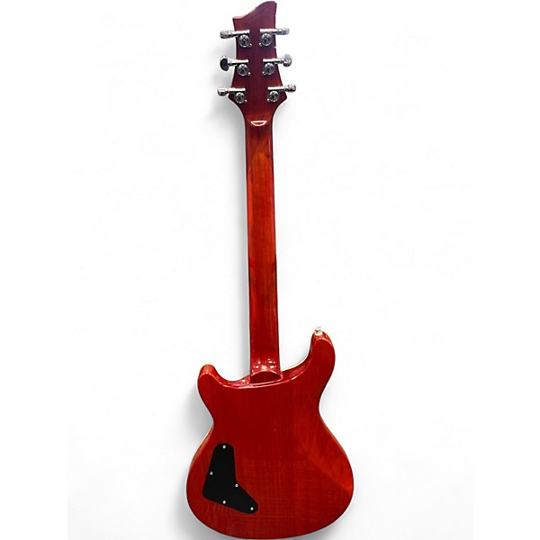 Used Aio Wolf W400 Trans Amber Solid Body Electric Guitar