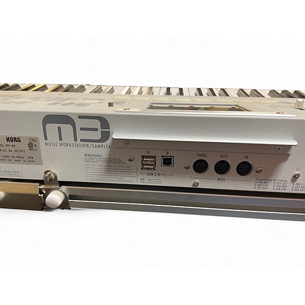 Used KORG M3 88 Key Keyboard Workstation