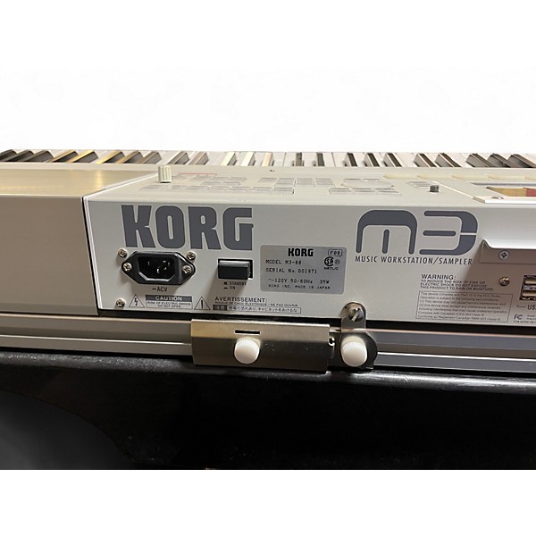 Used KORG M3 88 Key Keyboard Workstation