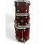 Used Premier 5 Piece CABRIA XPK Trans Red Drum Kit