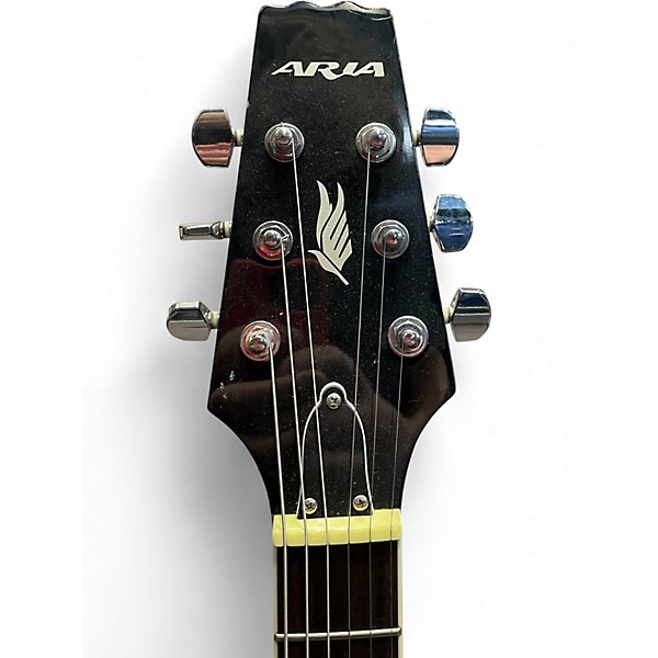 Used Aria PE Elite 2 Color Sunburst Solid Body Electric Guitar