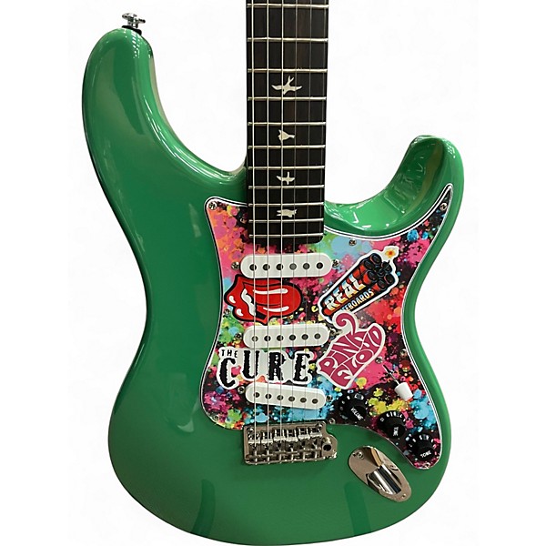 Used PRS SE Silver Sky Green Solid Body Electric Guitar