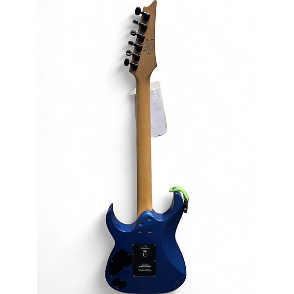 Used 2010s Ibanez RG3XXV RG 25th Anniversary Lazer Blue Solid Body Electric Guitar
