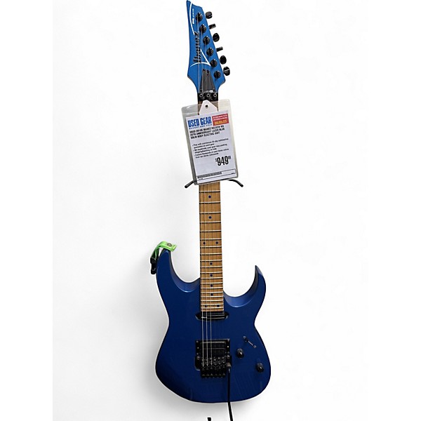 Used 2010s Ibanez RG3XXV RG 25th Anniversary Lazer Blue Solid Body Electric Guitar