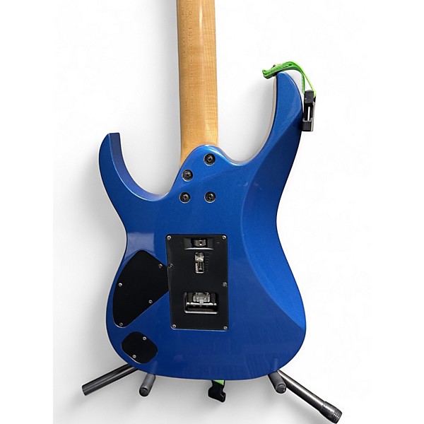 Used 2010s Ibanez RG3XXV RG 25th Anniversary Lazer Blue Solid Body Electric Guitar