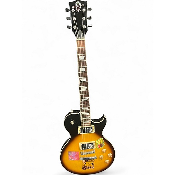 Used Monoprice SINGLECUT 2 Color Sunburst Solid Body Electric Guitar