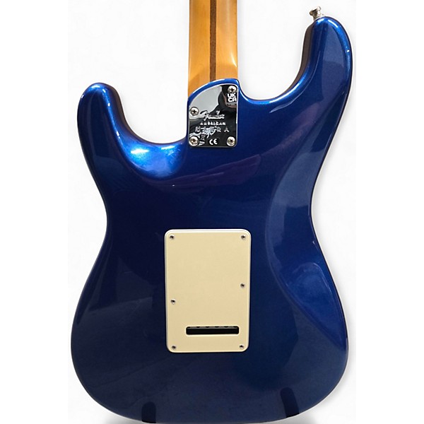 Used 2021 Fender American Ultra Stratocaster Cobalt Blue Solid Body Electric Guitar