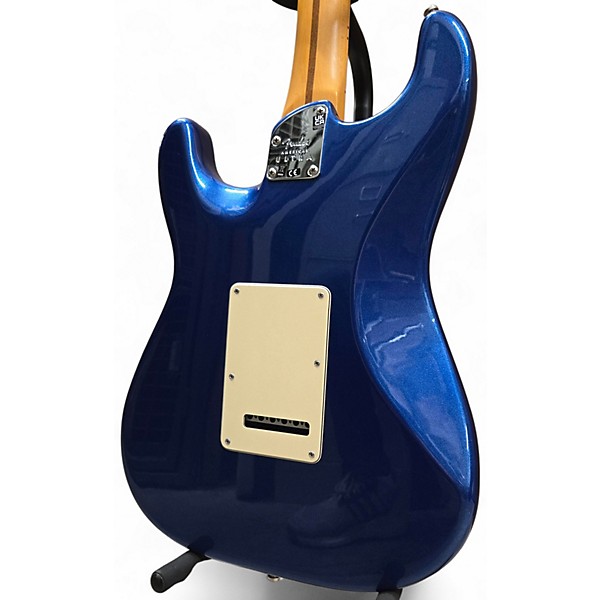 Used 2021 Fender American Ultra Stratocaster Cobalt Blue Solid Body Electric Guitar