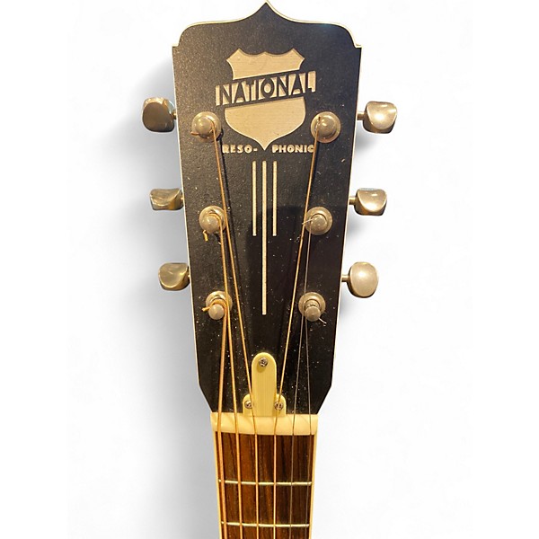 Used 1998 National Polychrome Tricome Gray Resonator Guitar