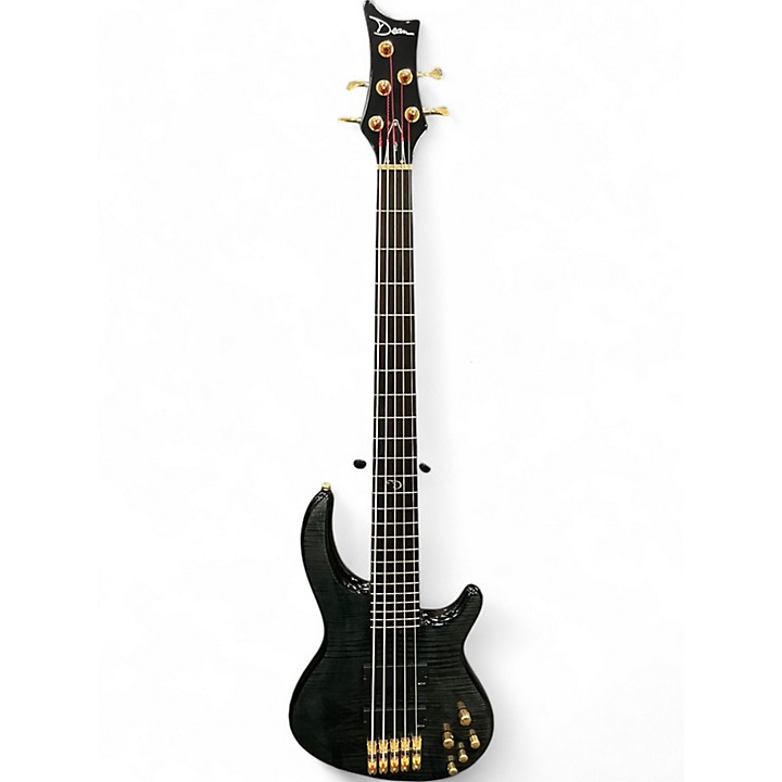 Used Dean Edge 5 String EMG Green Electric Bass Guitar Green