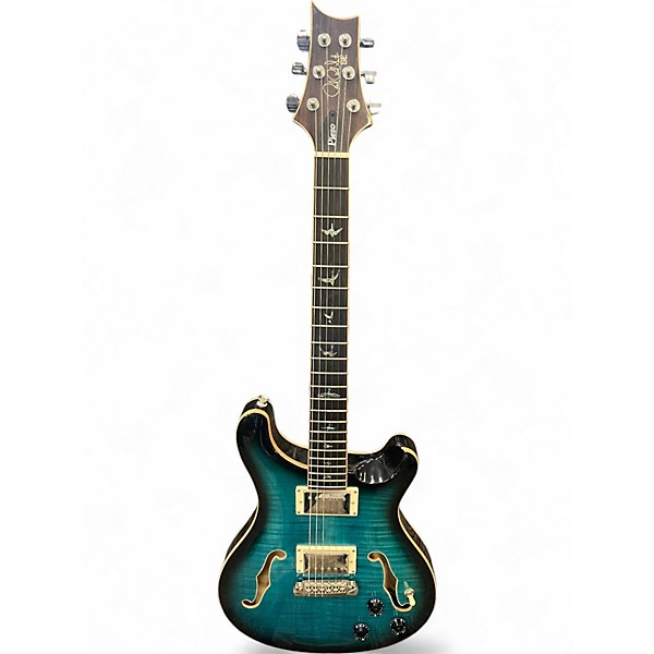 Used PRS SE Hollowbody II Piezo Blue Burst Solid Body Electric Guitar