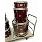 Used Pearl 7 Piece 7-Piece Export Wine Red Drum Kit
