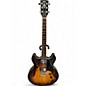 Vintage 1990s Yamaha SA 1100 2 Color Sunburst Hollow Body Electric Guitar thumbnail