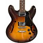 Vintage 1990s Yamaha SA 1100 2 Color Sunburst Hollow Body Electric Guitar