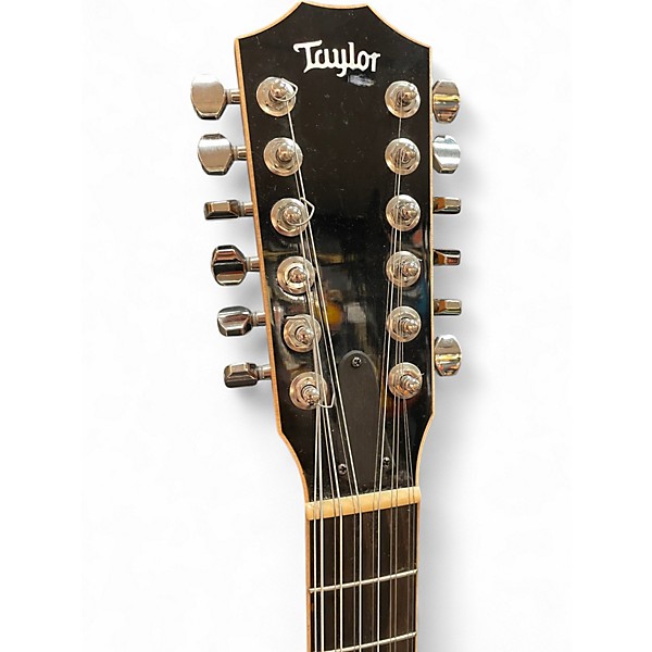 Used Taylor 856CE Natural 12 String Acoustic Electric Guitar