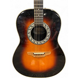 Used Ovation 1611  2 Color Sunburst Acoustic Electric Guitar
