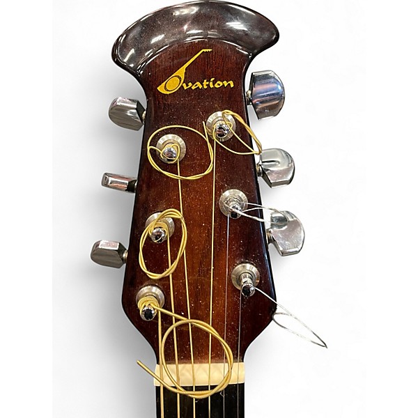 Used Ovation 1611  2 Color Sunburst Acoustic Electric Guitar