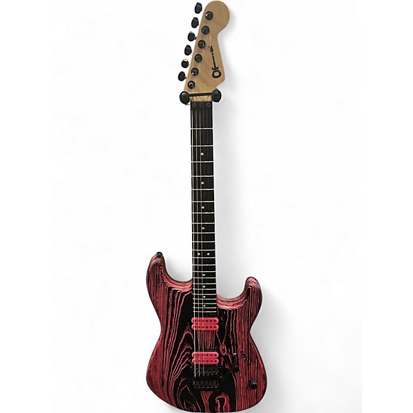 Used 2022 Charvel Charvel Pro-Mod San Dimas Style 1 HH FR E NEON PINK ASH Solid Body Electric Guitar