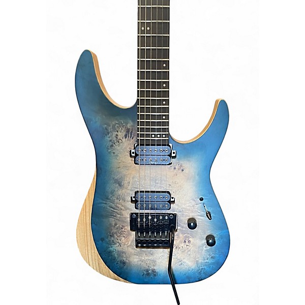Used Schecter Guitar Research REAPER-6FR SATIN SKY BURST Solid Body Electric Guitar