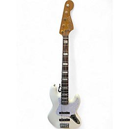Used Miscellaneous PARTS JAZZ BASS White Electric Bass Guitar